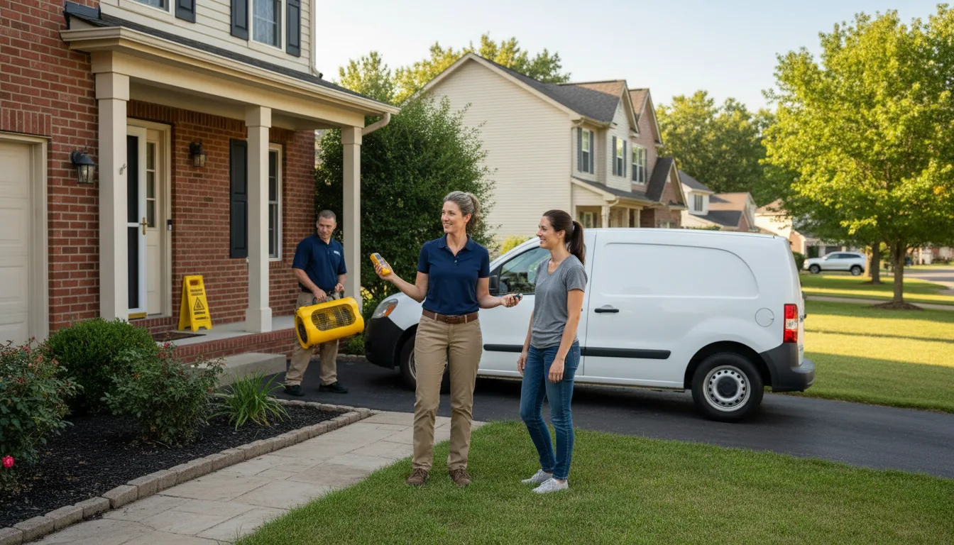 Water restoration image for Home Water Damage Repair in Clifton, KS